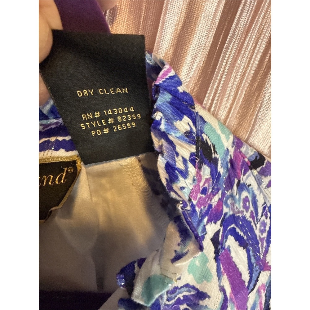 Kathy Ireland Fashion 360 Paradise Pleasure Jumpsuit Paisley Peacock Size 1X - Picture 7 of 16